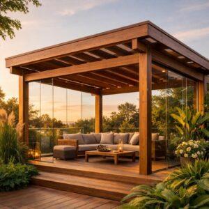 So schützen Sie Ihre Terrasse effektiv: Langlebige Konstruktionen aus nachhaltigen Materialien mit einfacher Montage