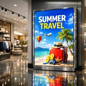 Wie energieeffiziente Lichtdisplays Ihre Werbeflächen im Innenraum effektiver machen