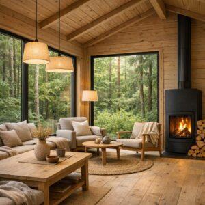 Raumgestaltung im Holzhaus: Ideen für eine funktionale Einrichtung