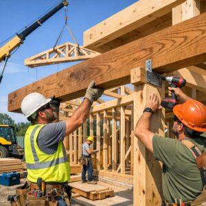 Holzarten im Überblick: Welches Material spart Zeit und Kosten beim Bau?
